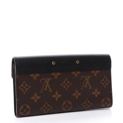 Louis Vuitton Monogram Pallas Wallet Black 3 of 8