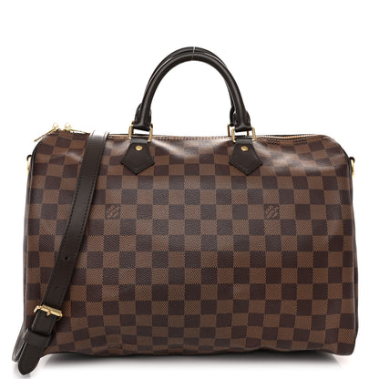 Louis Vuitton Damier Ebene Speedy Bandouliere 35 1 of 10