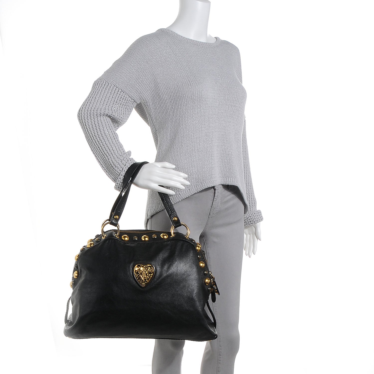 Gucci Leather Large Babouska Dome Bag 2 of 7