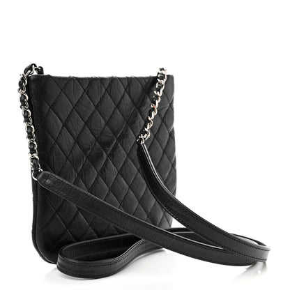 Chanel Aged Calfskin Quilted Crossbody Bag Black 2 of 11