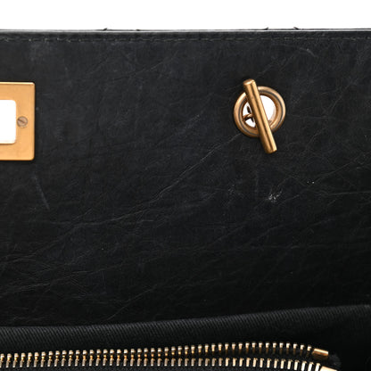 Chanel Aged Calfskin Reissue 2.55 Tote Black 11 of 11
