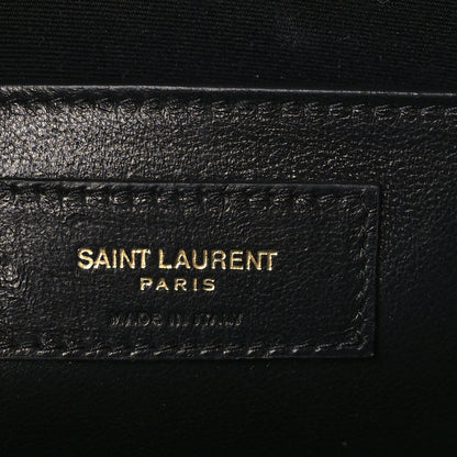 Saint Laurent Canvas Calfskin Manhattan Shoulder Bag Natural Beige Brick 6 of 9