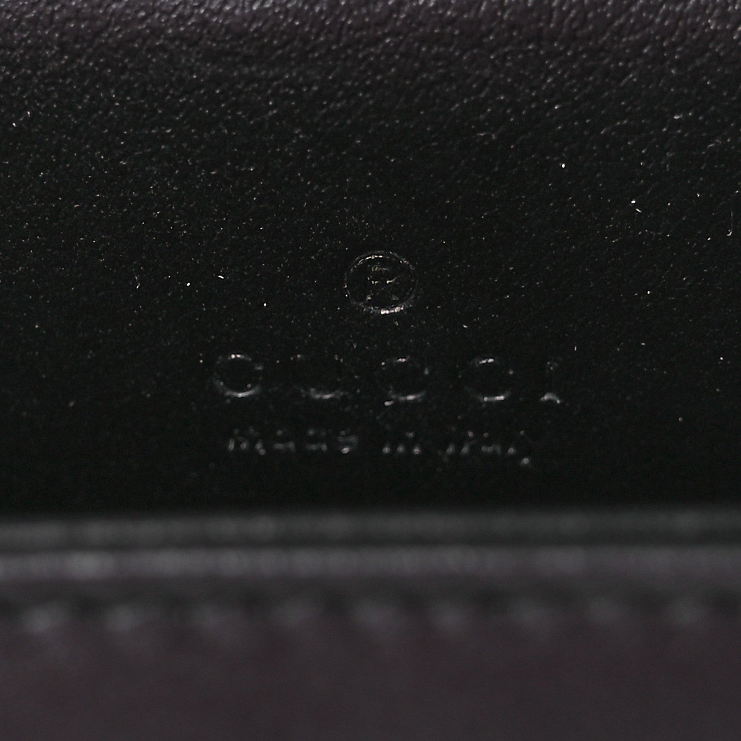 Gucci Calfskin Matelasse GG Marmont Key Chain Black 5 of 8