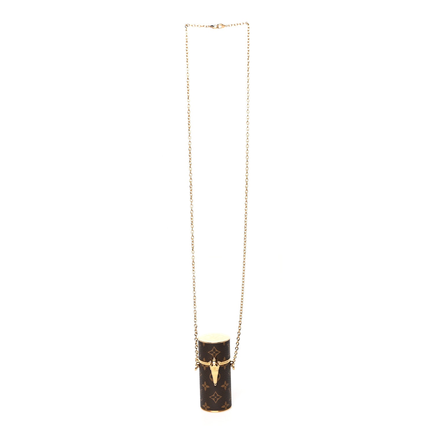 Louis Vuitton Monogram Chain Lipstick Case 3 of 7
