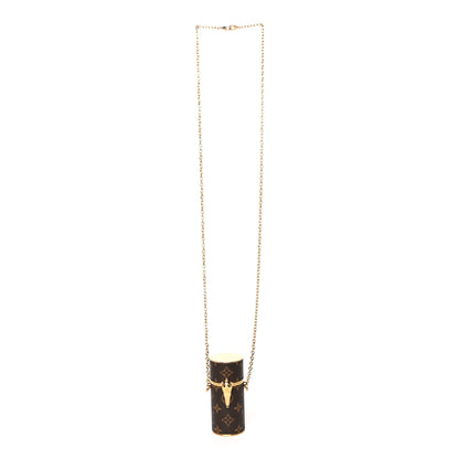 Louis Vuitton Monogram Chain Lipstick Case 3 of 7