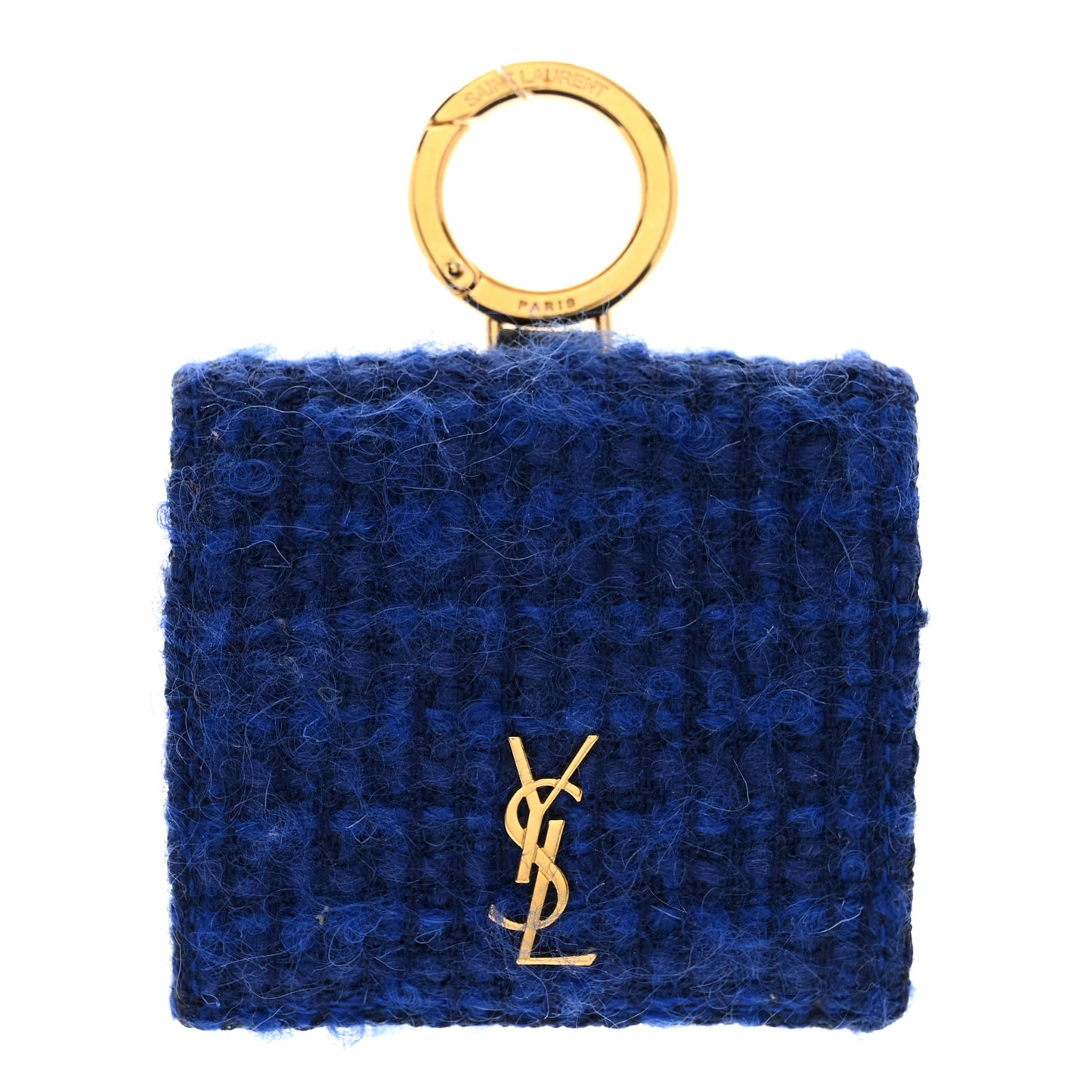 Tweed Woven Quadrillage Monogram Airpods Pro Case Blue