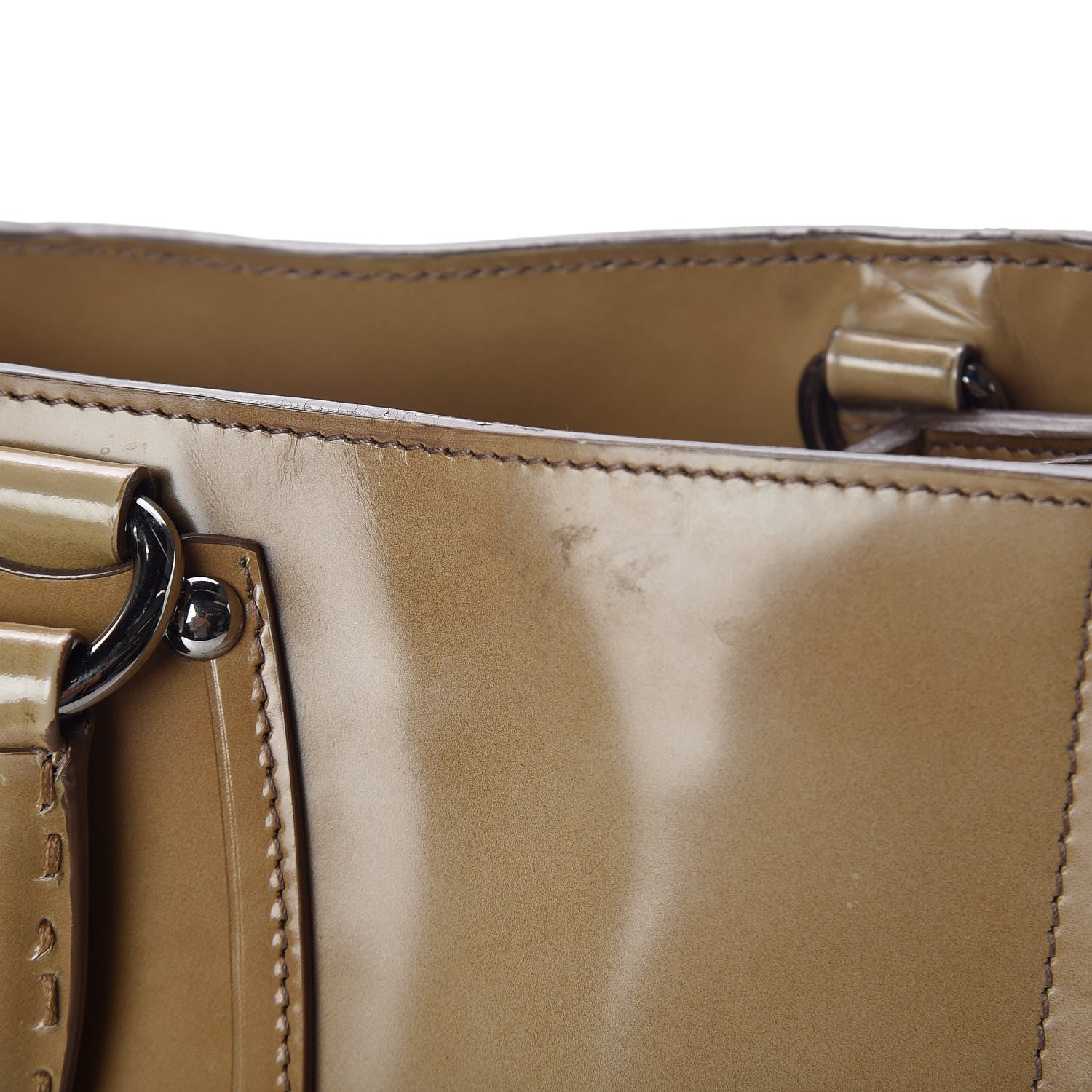 Prada Spazzolato Top Handle Tote Cera 18 of 30