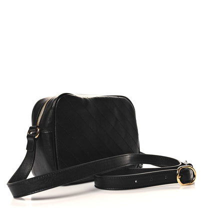 Gucci Sakai Be Green Calfskin Diagonal Stitched Small Blondie Shoulder Bag Black 3 of 10