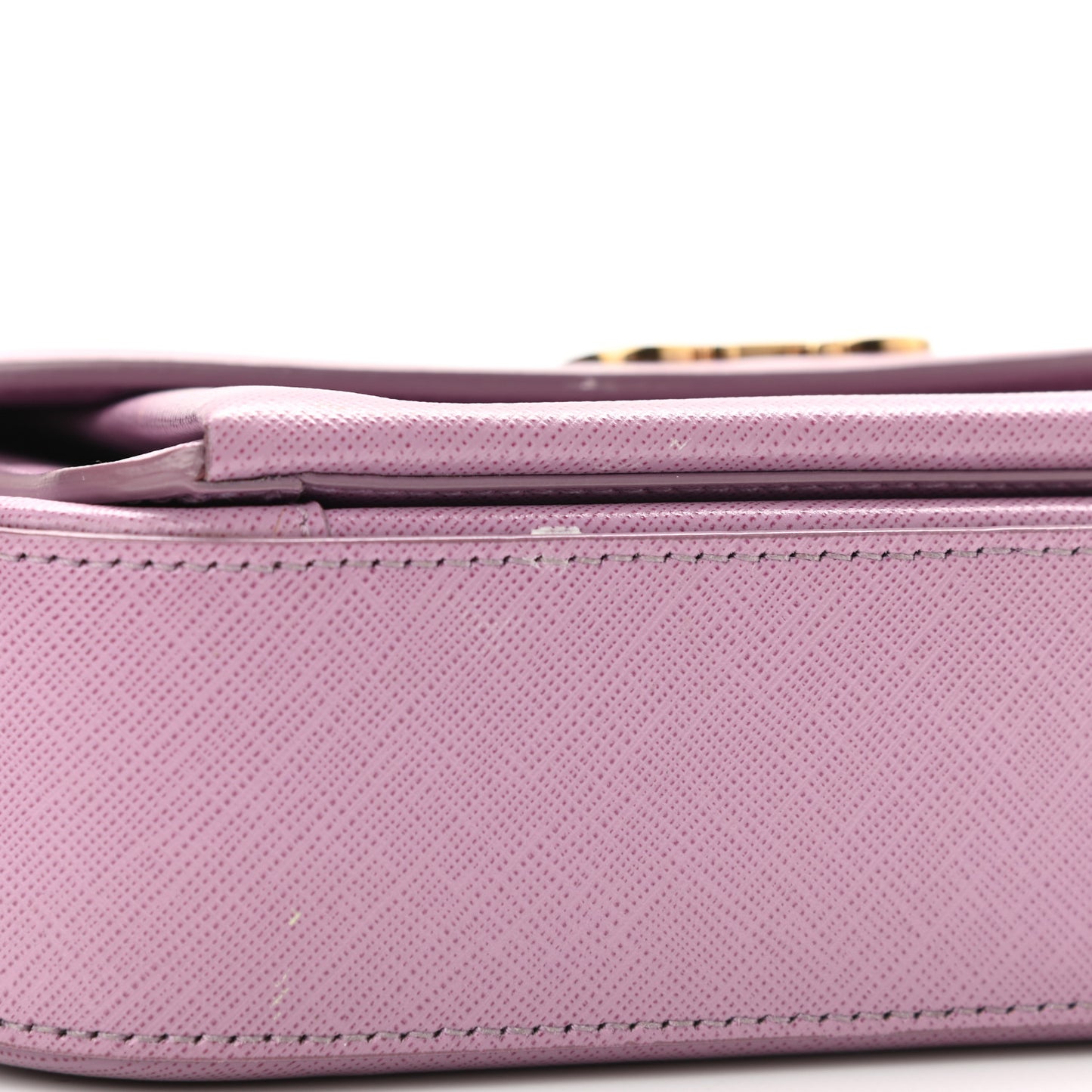 Saffiano Sandrine Shoulder Bag Purple