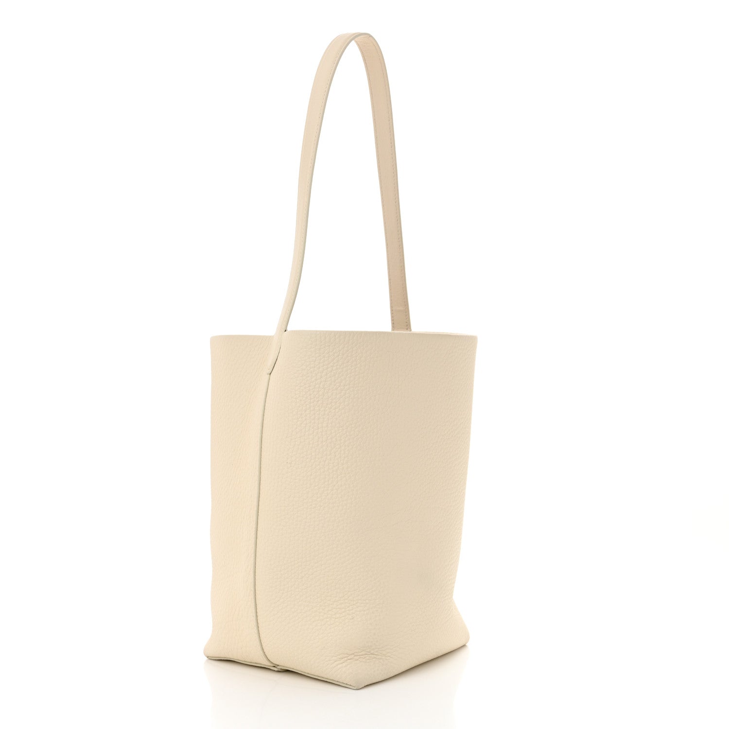 The Row Grained Calfskin Medium N/S Park Tote Ivory 3 of 10