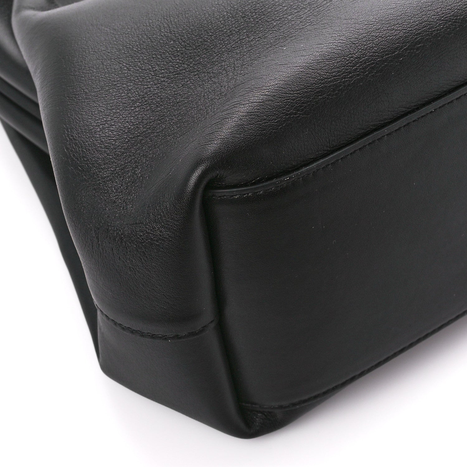 Bottega Veneta Calfskin Medium The Point Triangle Bag Black 8 of 11
