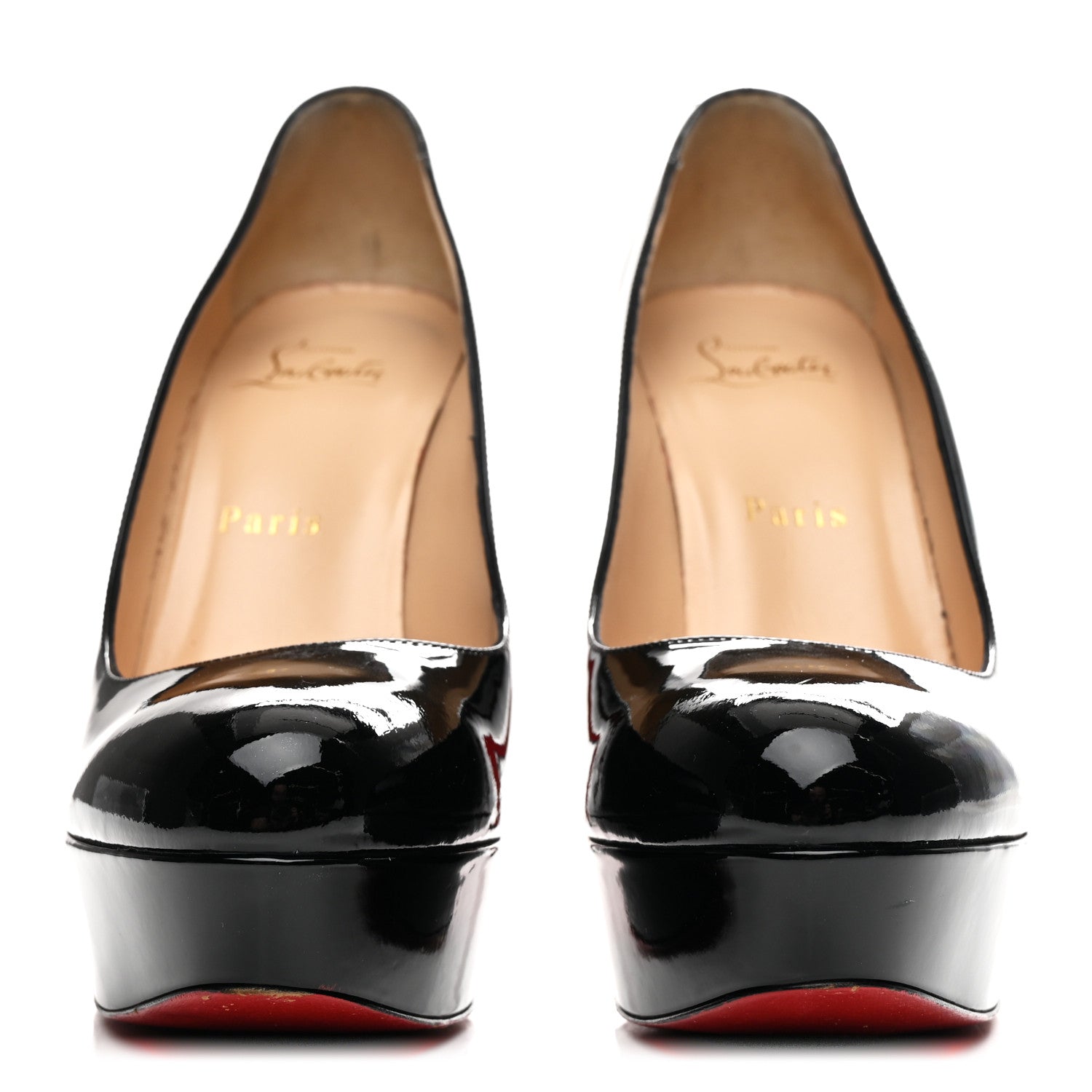 Christian Louboutin Patent Bianca 140 Pumps 37.5 Black 3 of 11