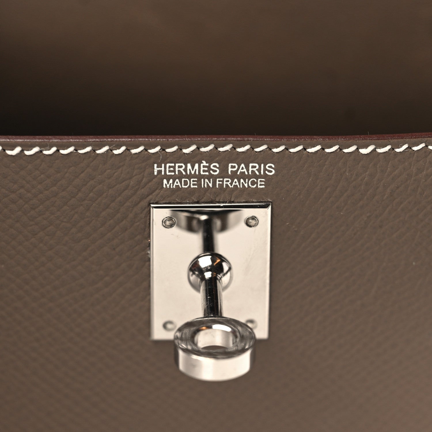 Hermes Epsom Mini Kelly Sellier 20 Etoupe 6 of 9