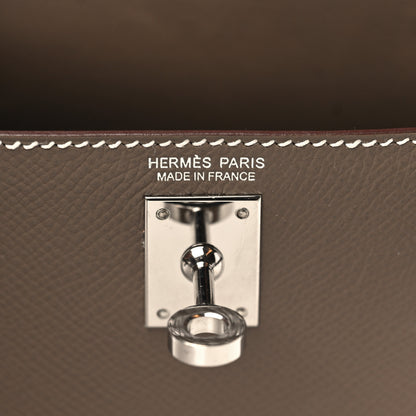 Hermes Epsom Mini Kelly Sellier 20 Etoupe 6 of 9