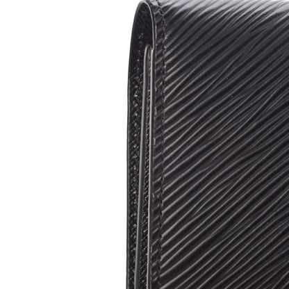 Louis Vuitton Epi Twist Compact Wallet Black 8 of 8