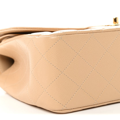 Chanel Caviar Quilted Jumbo Double Flap Light Beige 9 of 11
