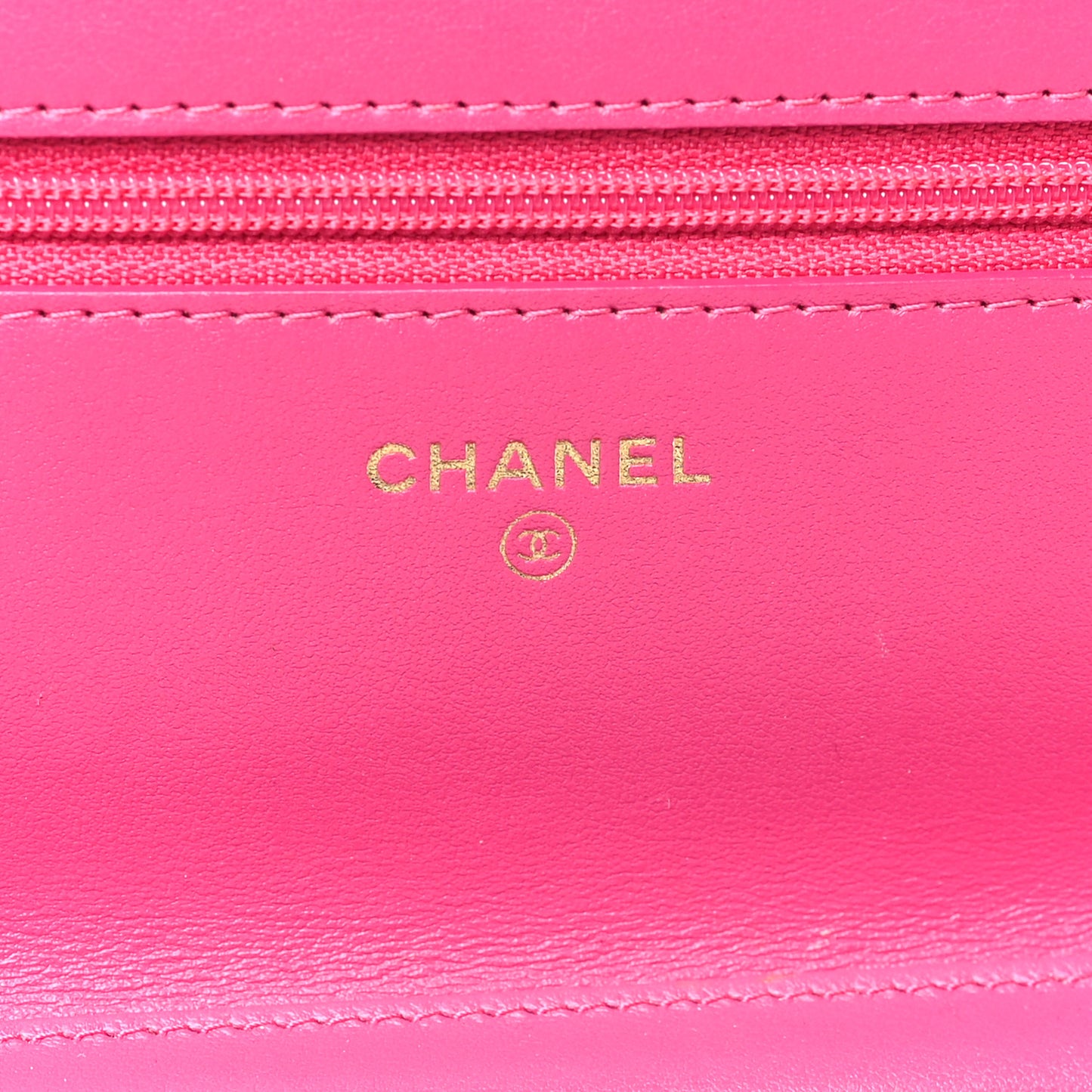 Tweed Quilted Wallet On Chain WOC Pink Blue White