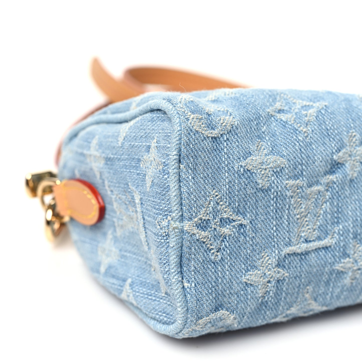 Monogram Denim Nano Speedy Sky Blue