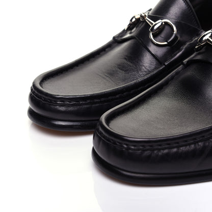 Gucci Calfskin Mens 1953 Horsebit Loafers 8 Black 6 of 13