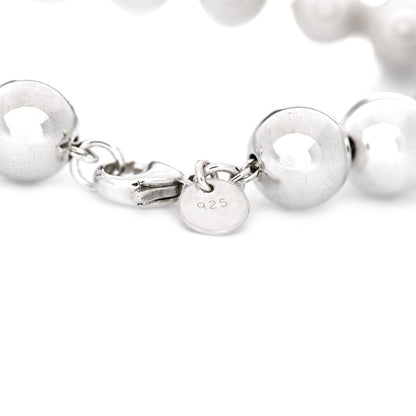 Tiffany Sterling Silver 10mm HardWear Ball Bracelet 3 of 5