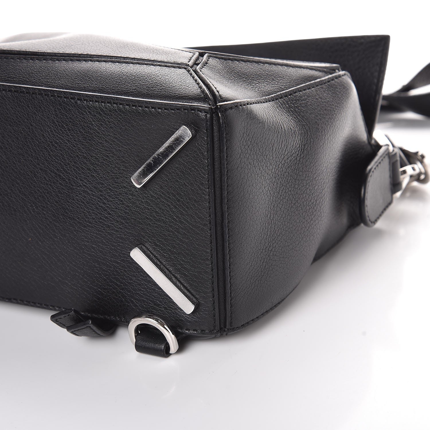 Loewe Calfskin Small Puzzle Bag Black 9 of 12