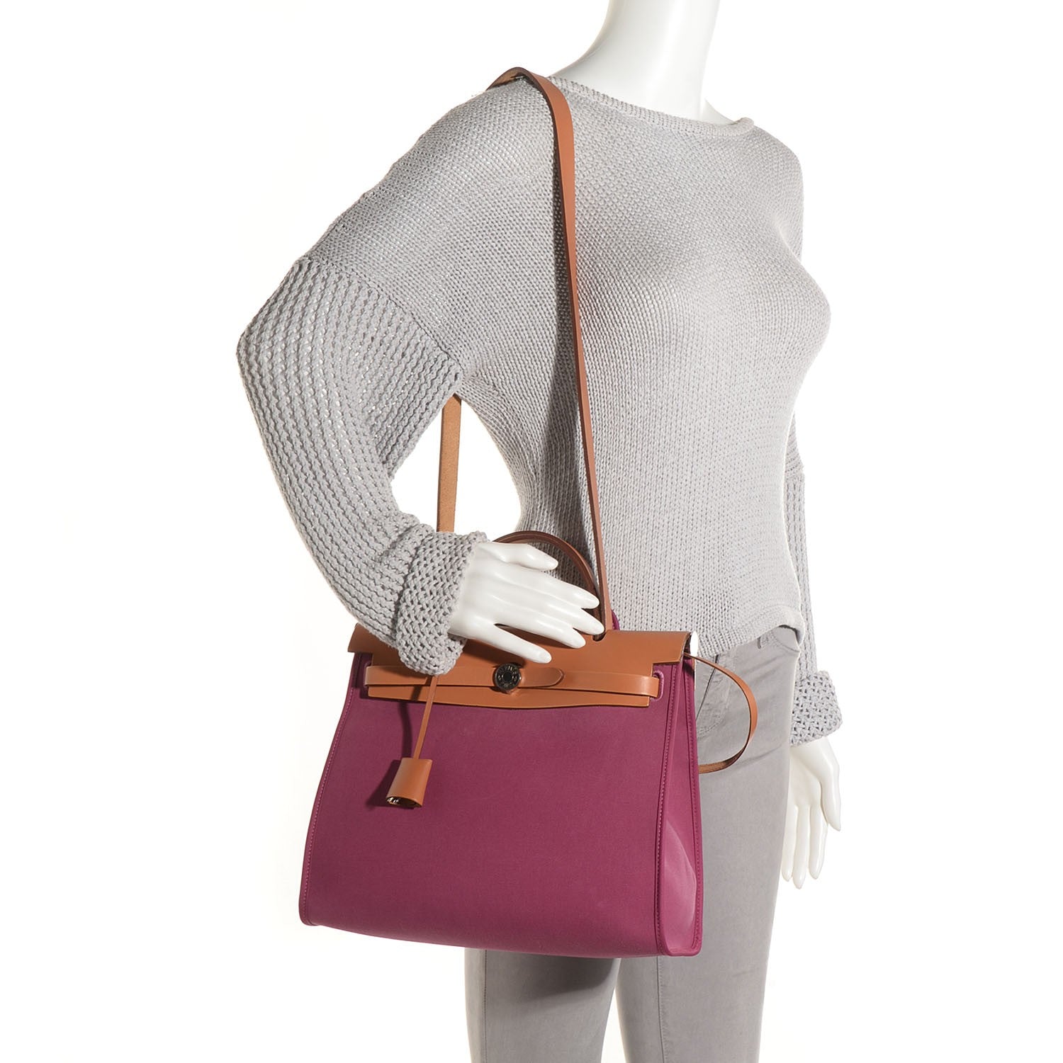 Hermes Toile Herbag Zip 31 PM Tosca 6 of 13