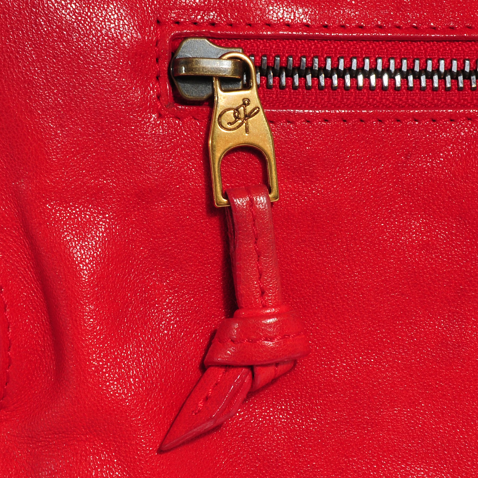Proenza Schouler Lambskin PS1 Medium Satchel Red 9 of 14