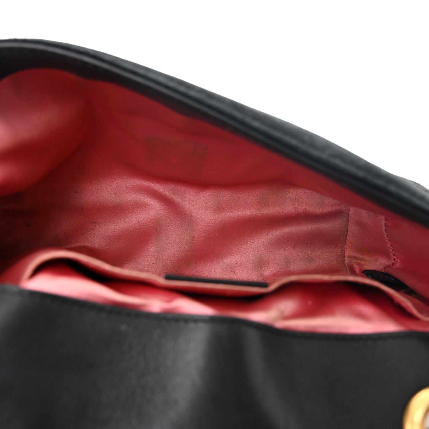 Velvet Matelasse Mini GG Marmont Shoulder Bag Black