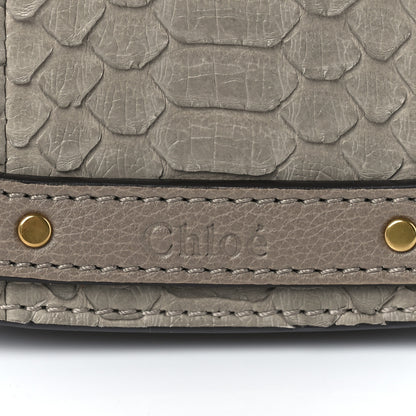 Chloe Python Small Nile Bracelet Bag Motty Grey 8 of 13