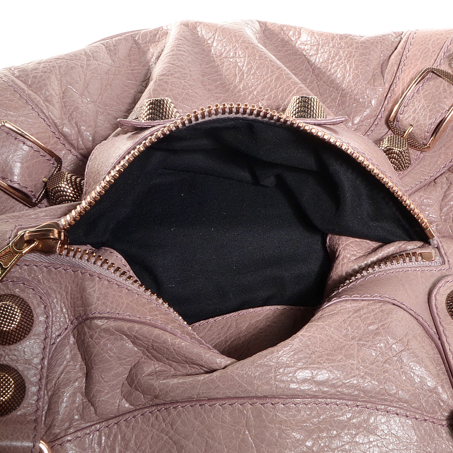 Agneau Giant 21 Rose Gold Hardware City Parme