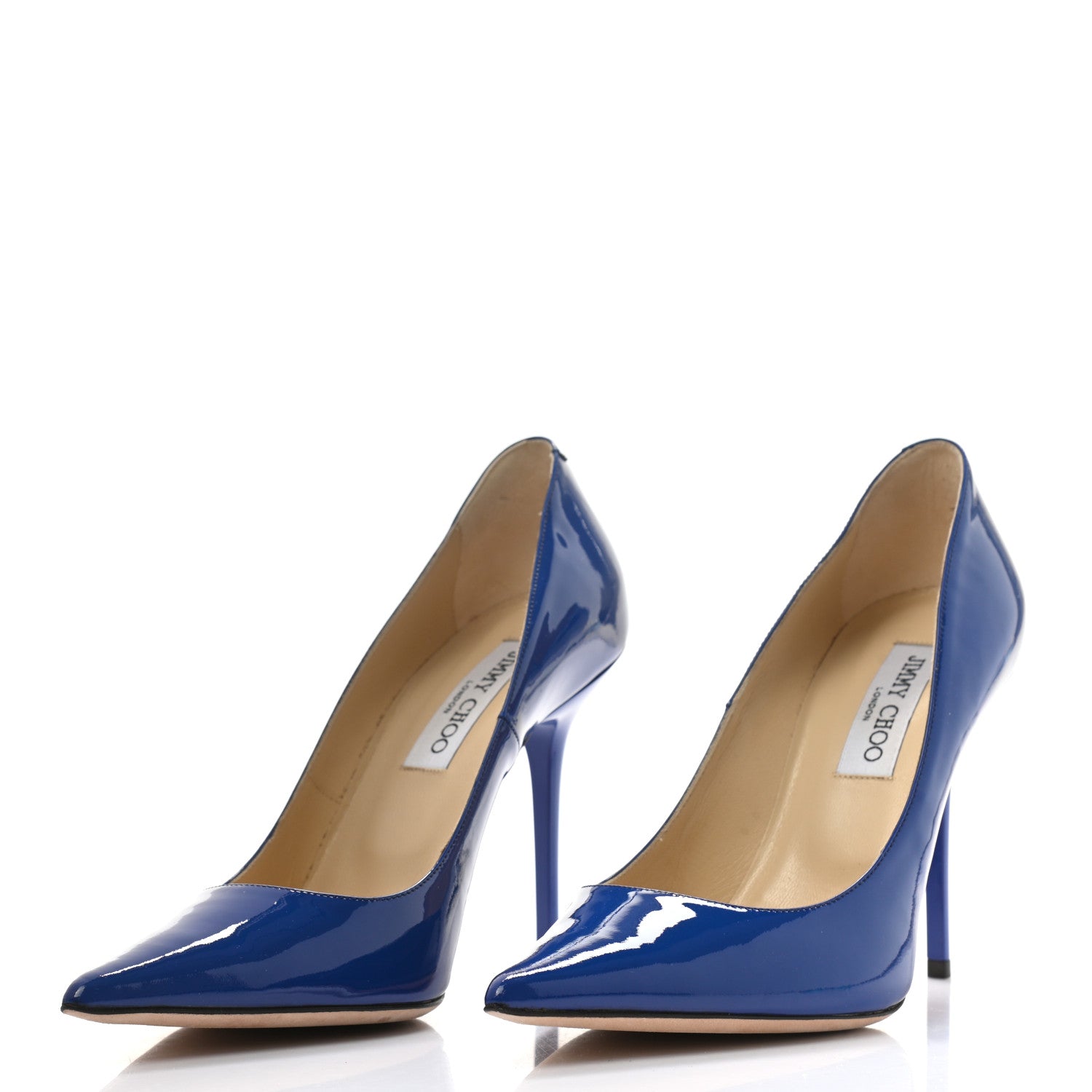 Jimmy Choo Patent Love 85 Pumps 39 Navy 3 of 8