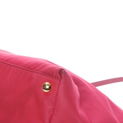 Prada Saffiano Tessuto Nylon Tote Ibisco 11 of 11