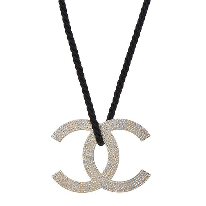 Chanel Crystal CC Rope Necklace 1 of 5