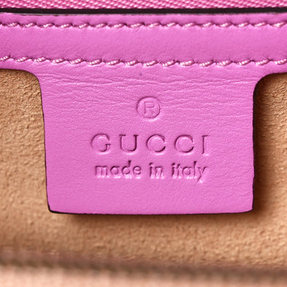 Gucci Calfskin Matelasse Small GG Marmont Tote Candy Mousse 5 of 9