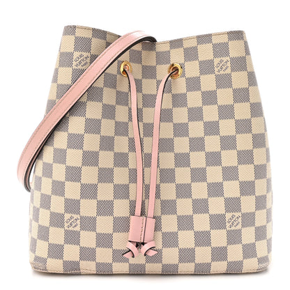 Louis Vuitton Damier Azur Neonoe MM Eau De Rose 1 of 16