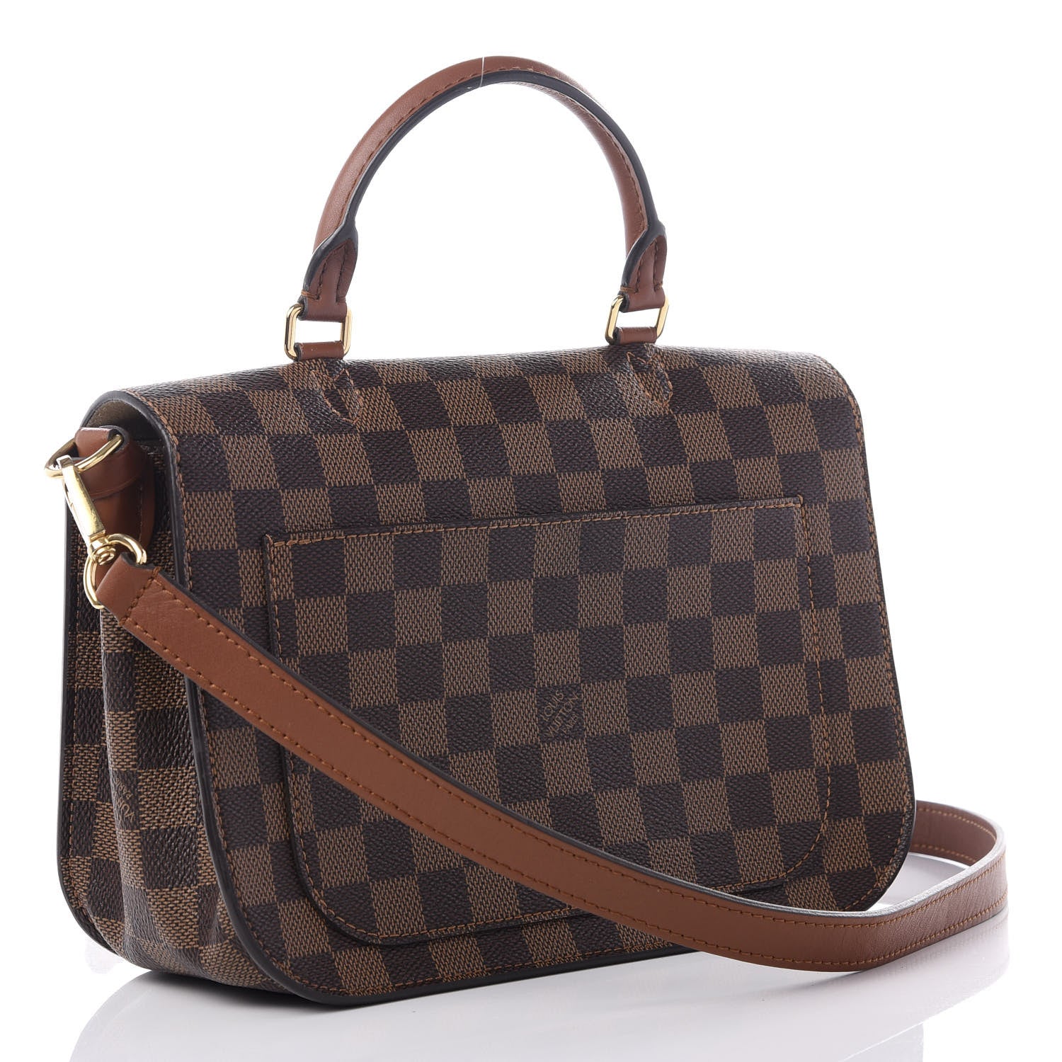 Louis Vuitton Damier Ebene Beaumarchais Venus Pink 2 of 9