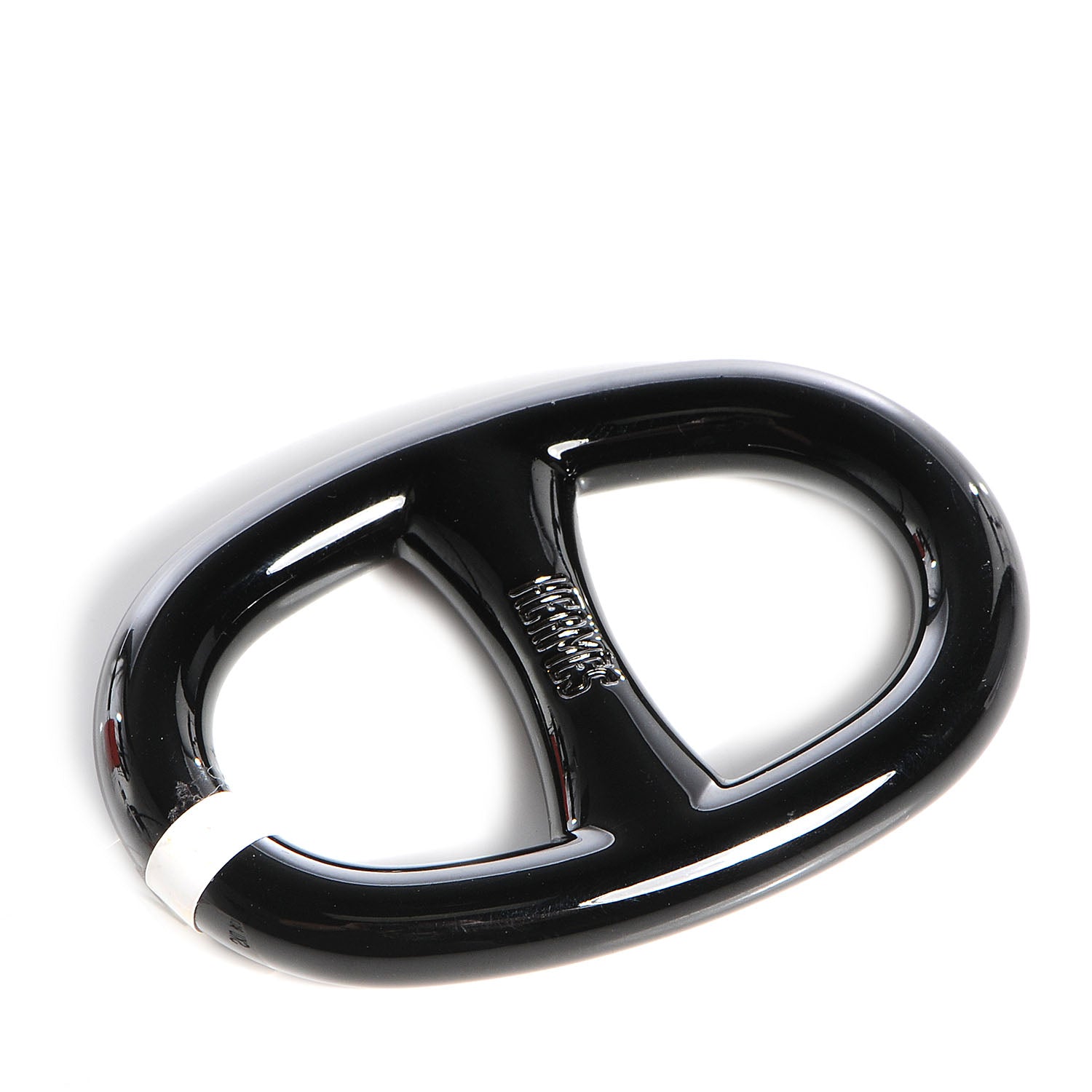 Hermes Chaine D'Ancre Scarf Ring Black 1 of 5