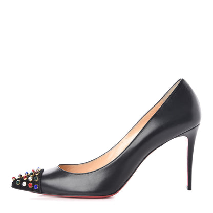 Christian Louboutin Kid Cabo 85 Pumps 39 Black Multicolor 1 of 8