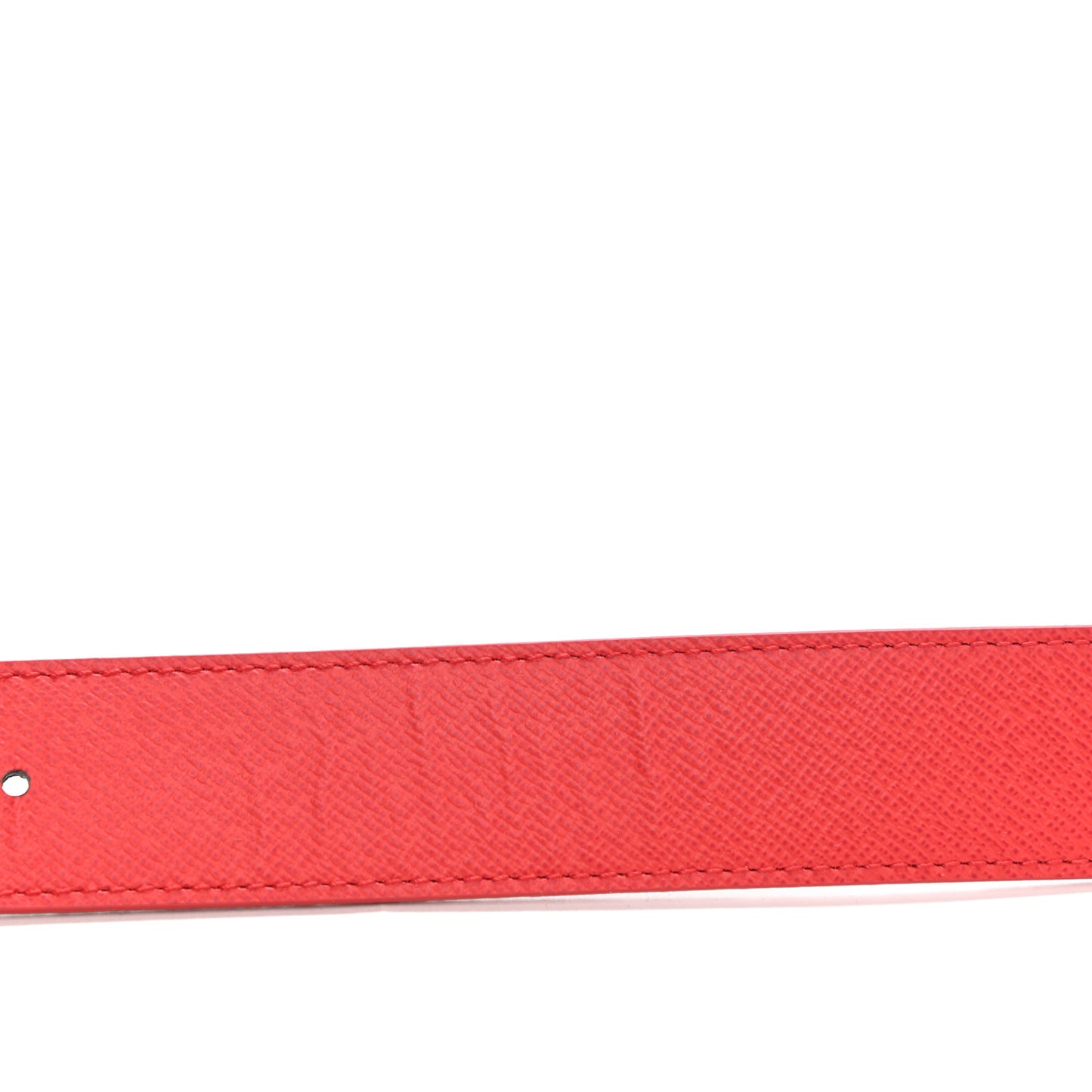 Monogram 30mm LV Initiales Reversible Belt 80 32 Coquelicot