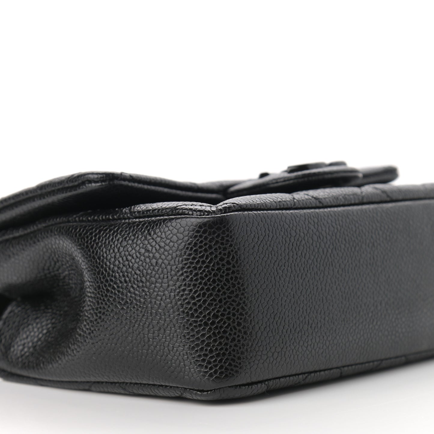 Caviar Quilted Incognito Mini Square Flap Black