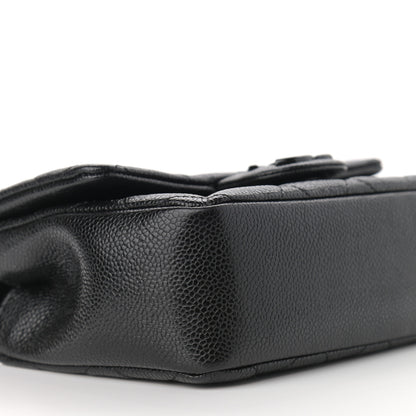Chanel Caviar Quilted Incognito Mini Square Flap Black 9 of 11