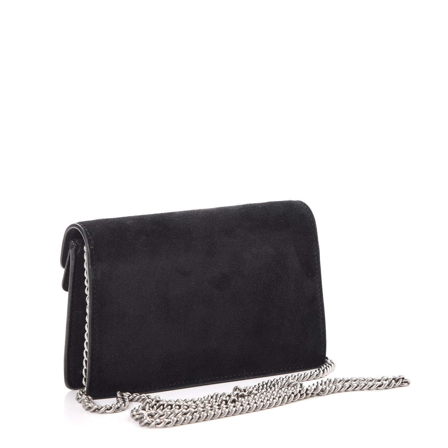 Gucci Velvet Super Mini Dionysus Shoulder Bag Black 4 of 8