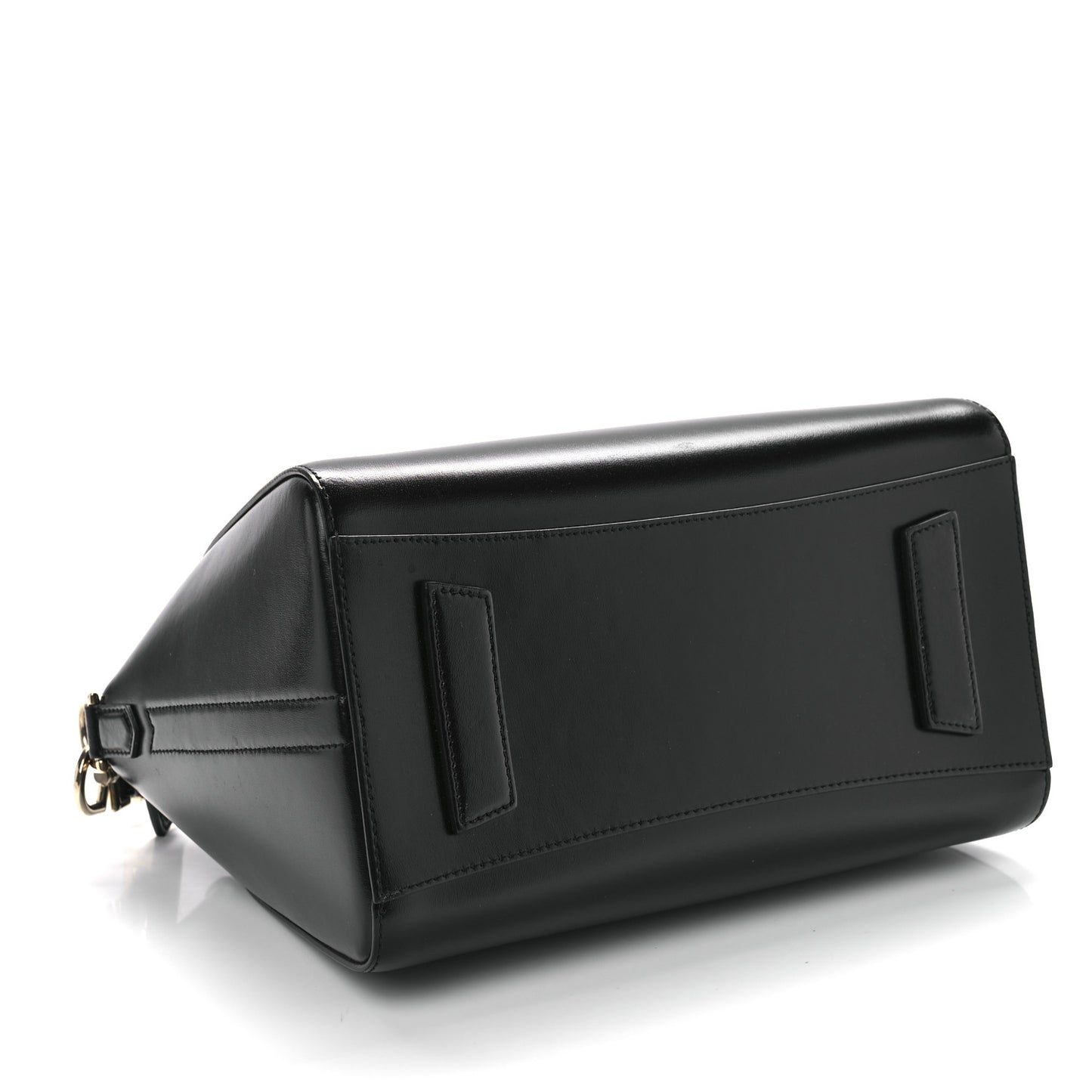 Shiny Lord Calfskin Small Antigona Black