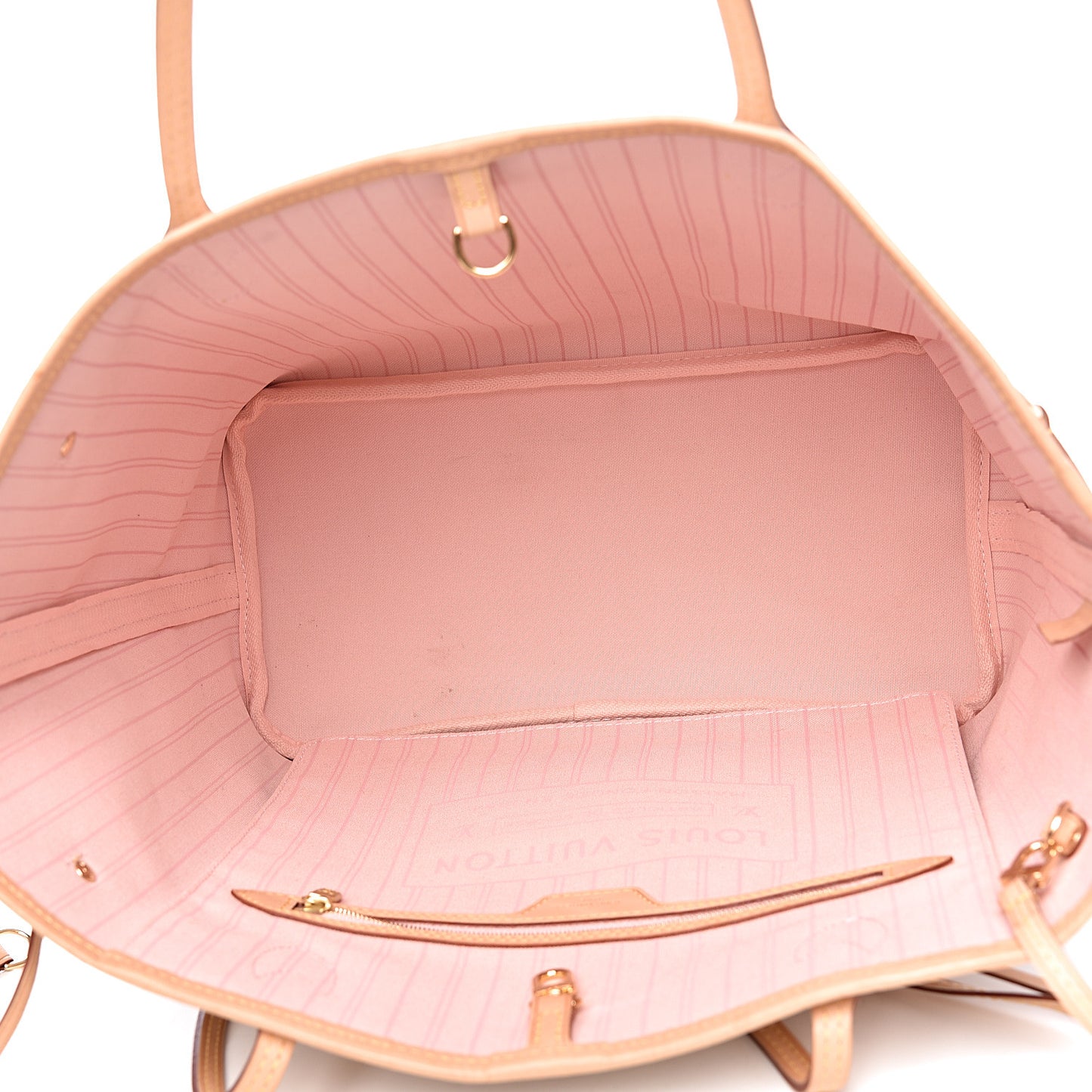 Damier Azur Neo Neverfull MM Rose Ballerine