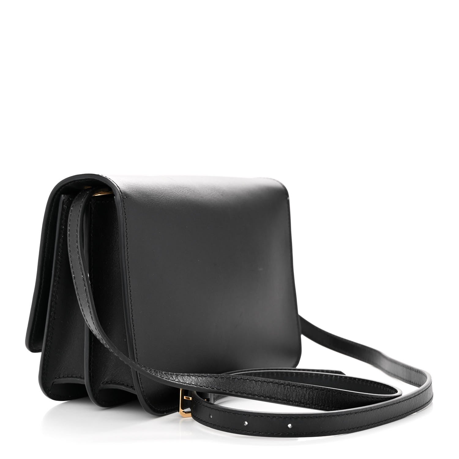 Burberry Calfskin Medium TB Bag Black 3 of 10