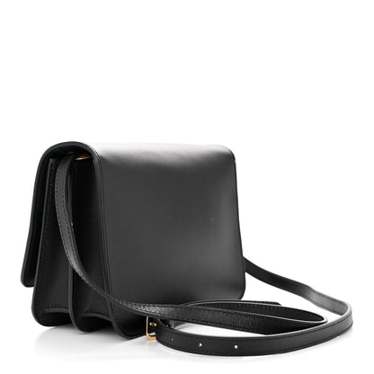 Burberry Calfskin Medium TB Bag Black 3 of 10
