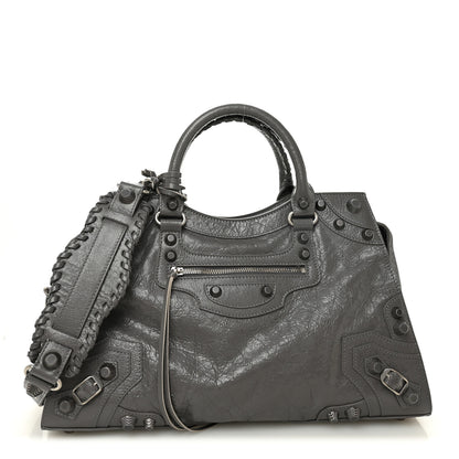 Balenciaga Agneau Arena Neo Cagole City Handbag Dark Grey 1 of 11