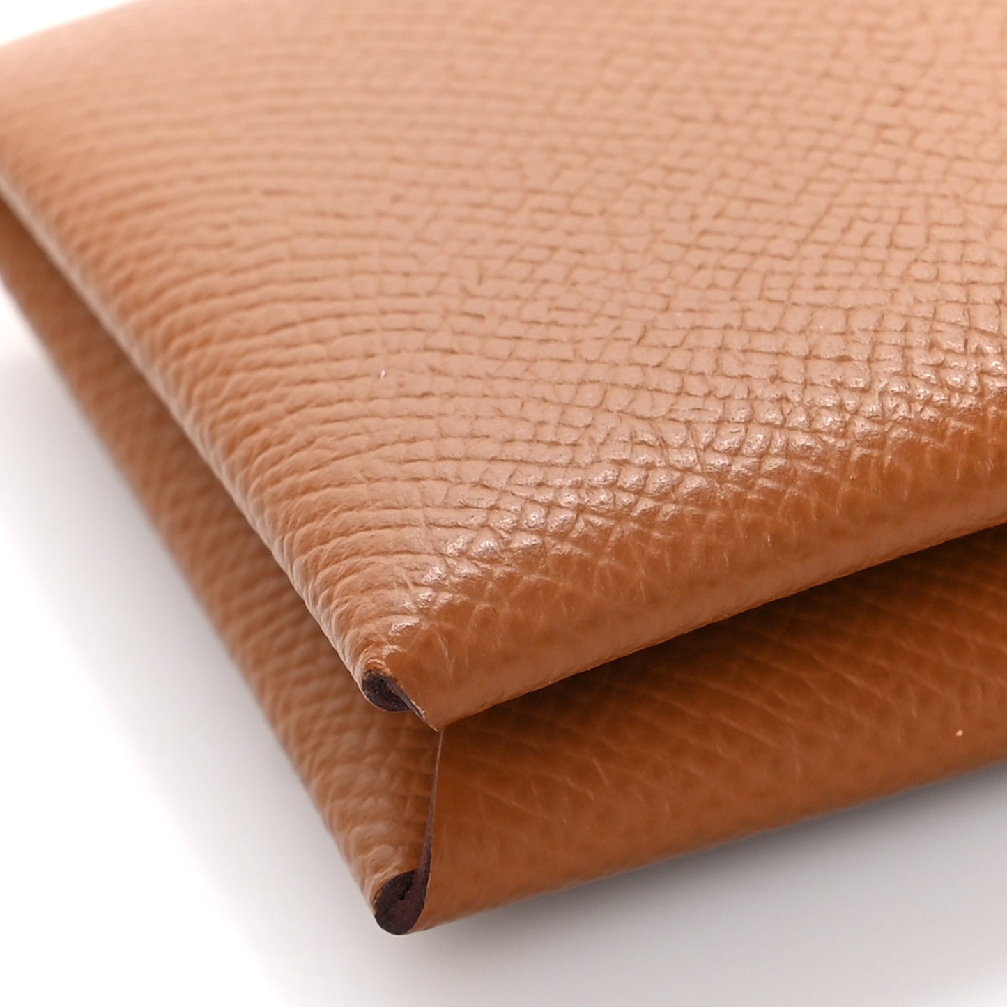 Epsom Calvi Card Case Gold