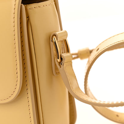 Celine Shiny Calfskin Teen Triomphe Light Yellow 14 of 14
