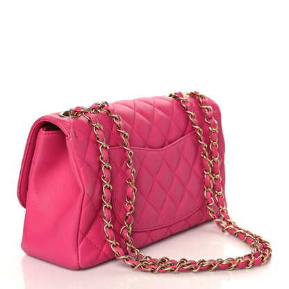 Chanel Lambskin Quilted Medium Mademoiselle Chic Flap Pink 3 of 12